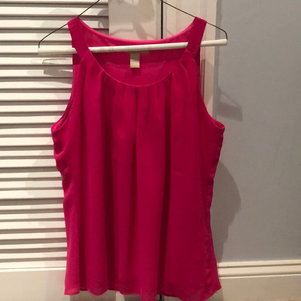 Hot pink tank top